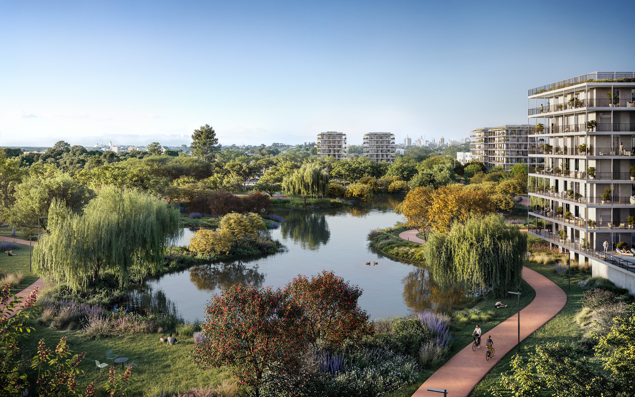 Vista aérea del Ecoparque