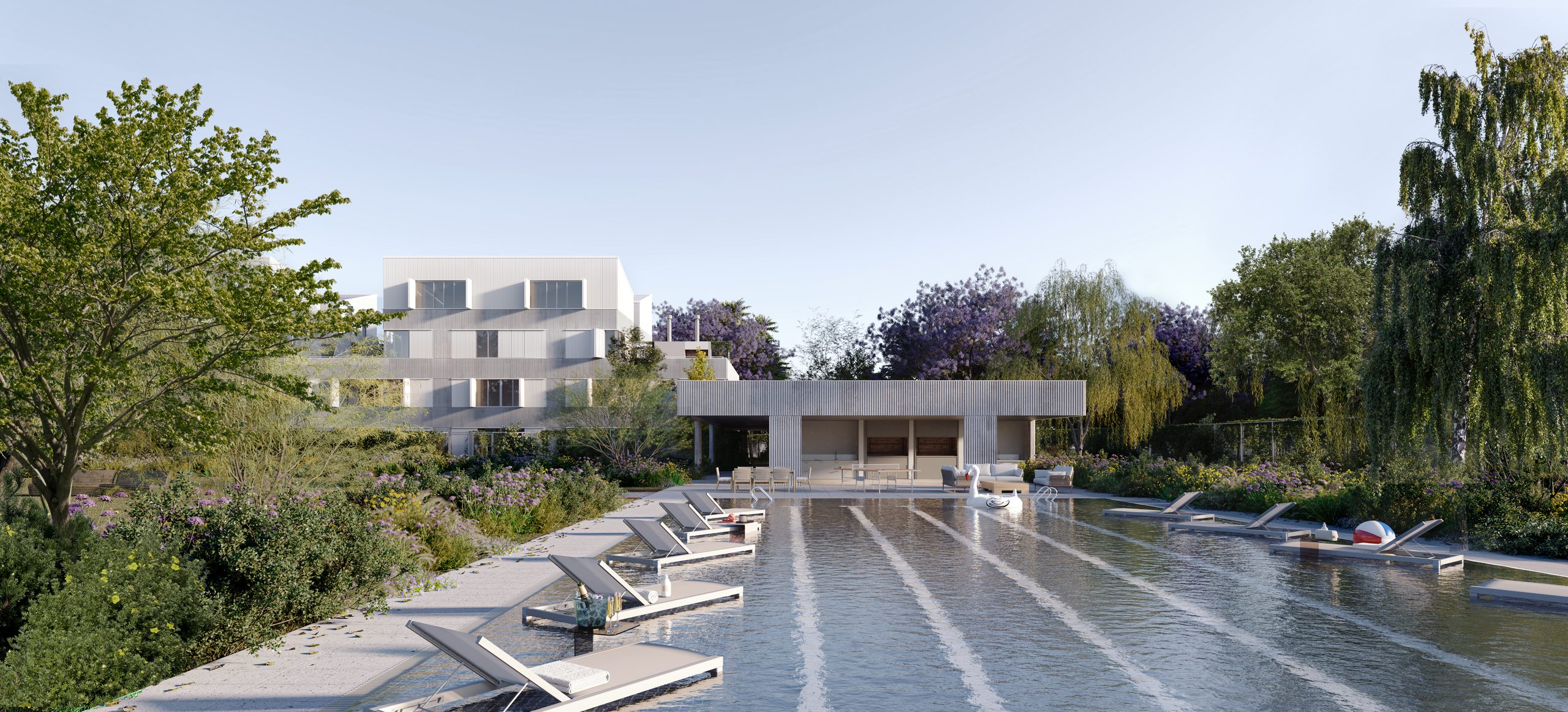 Piscina de 25 m lineales