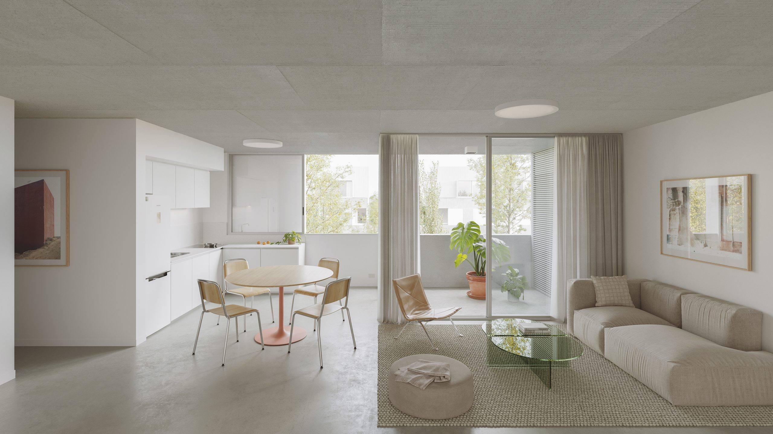 Estar comedor — unidad con balcón